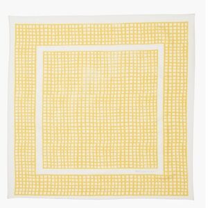 NWT Kate Spade Yellow Grid Pattern Scarf